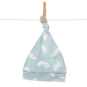 Organic Baby Hat {Blue Feather} NWT